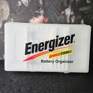 Vtg Energizer Battery Organizer with Removeable Tray - Plastic -‎ EXCELLENT